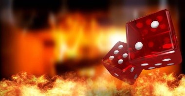 Multiple Dadu Online camera angles show dice landing